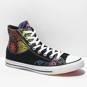 Converse Chuck Taylor All Star Pride Black High Top Sneakers